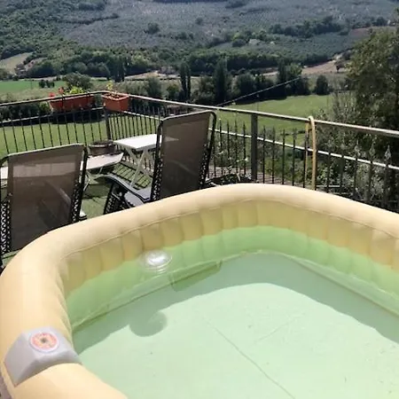 Villa Panoramic In Umbria Montefranco